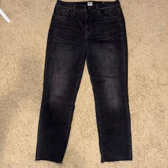 Edwin Bree Slim straight washed‎ black raw hem denim jeans size 31 - Picture 5 of 10